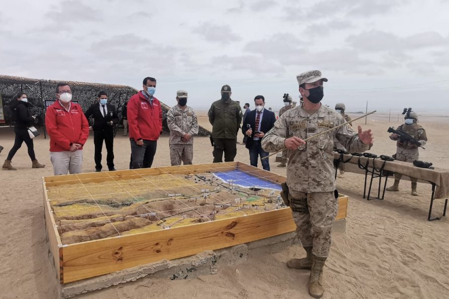 Ministro Delgado supervisa el trabajo fronterizo del Ejército y las Policías en zona limítrofe con Perú