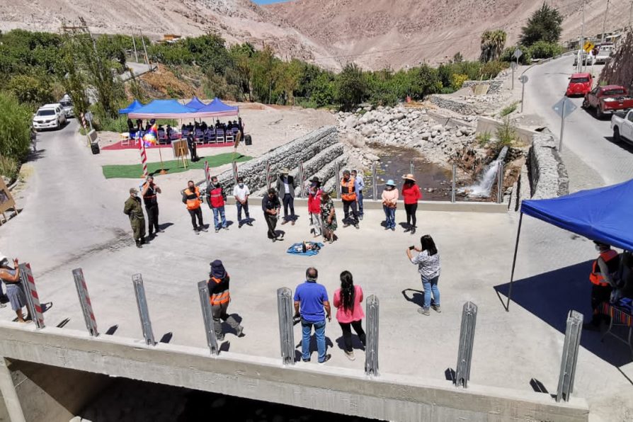 Inauguran Obras de Conectividad Vial en Pueblo de Guañacagua