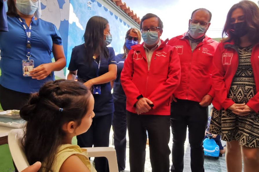 Comienza campaña de vacunación contra el Covid-19 en niños de 3 a 5 años