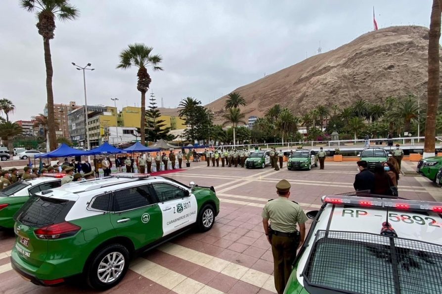 8 nuevos vehículos policiales de alta gama llegaron a la región