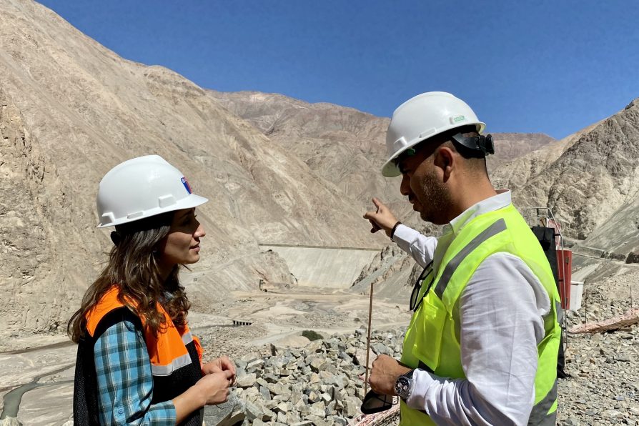 Obras de construcción del embalse de Chironta alcanzan un 94 % de avance