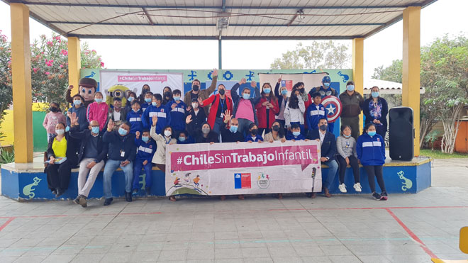 En escuela Ignacio Carrera Pinto se conmemoró el Día Internacional de la Erradicación del Trabajo Infantil
