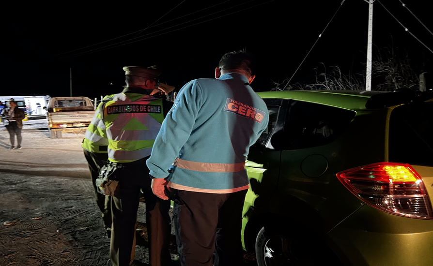 Tolerancia cero al alcohol: Delegación Presidencial, SENDA y Carabineros fiscalizan Festival del Choclo