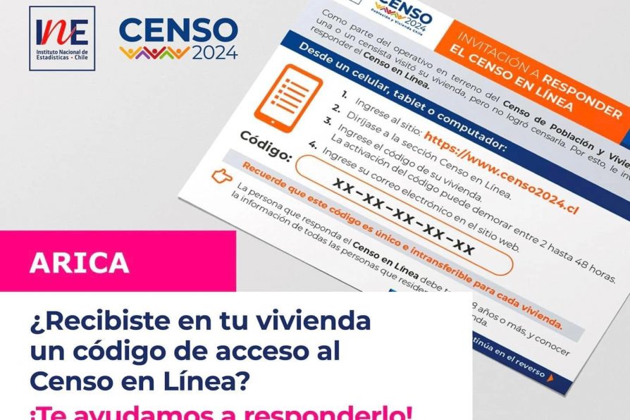 INE dispone puntos de ayuda para responder el formulario digital #Censo2024