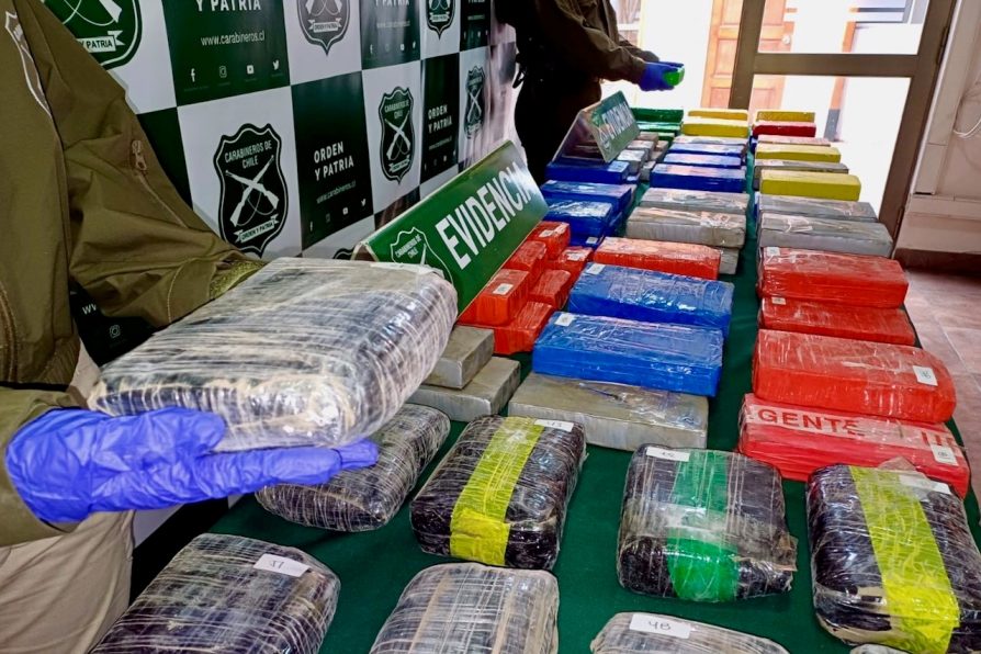 Más de 100 kilos de droga incautadas en frontera